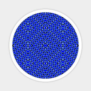 Very Blue Pattern Magnet